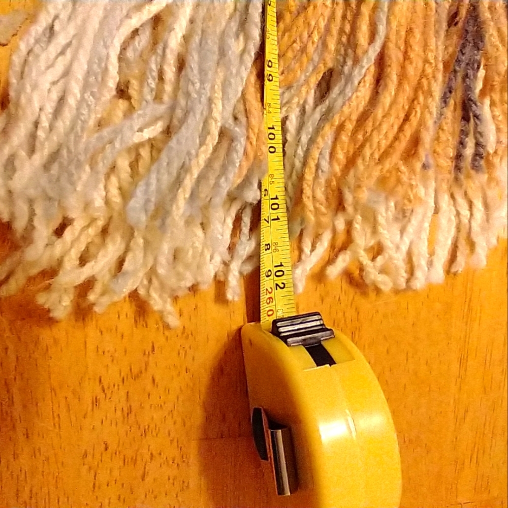 SCARF NWOT Extra long crocheted scarf fringe edging - Picture 4 of 6